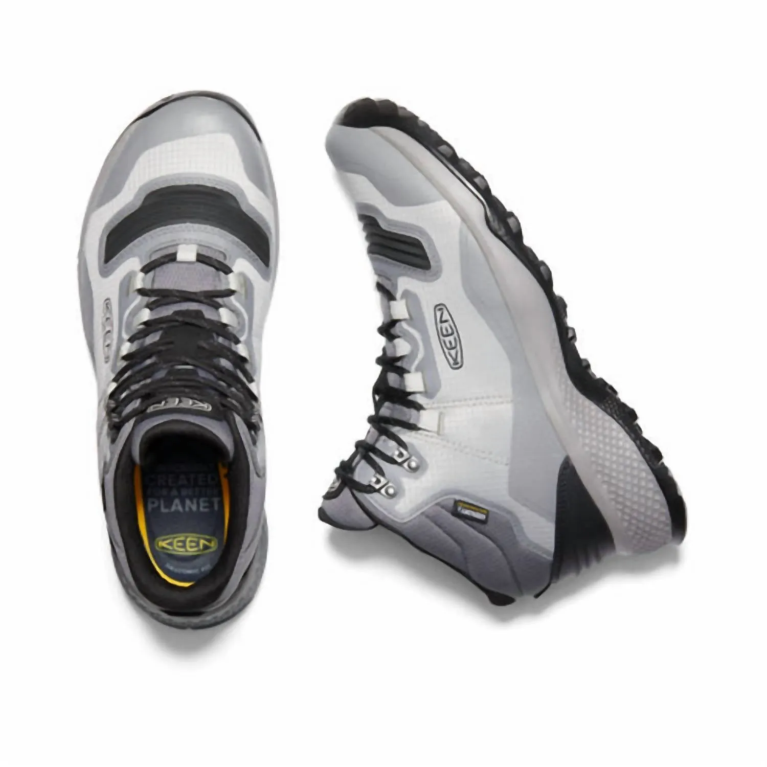 Men��S Tempo Flex Mid Wp Hiking Boots In Drizzle/black