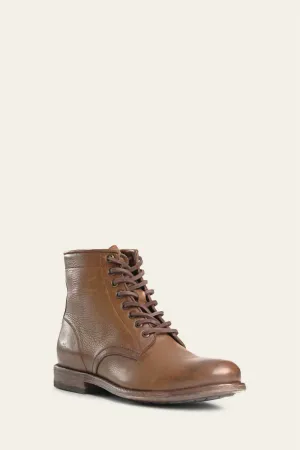 Men's Tyler Lace Up Boots In Cognac
