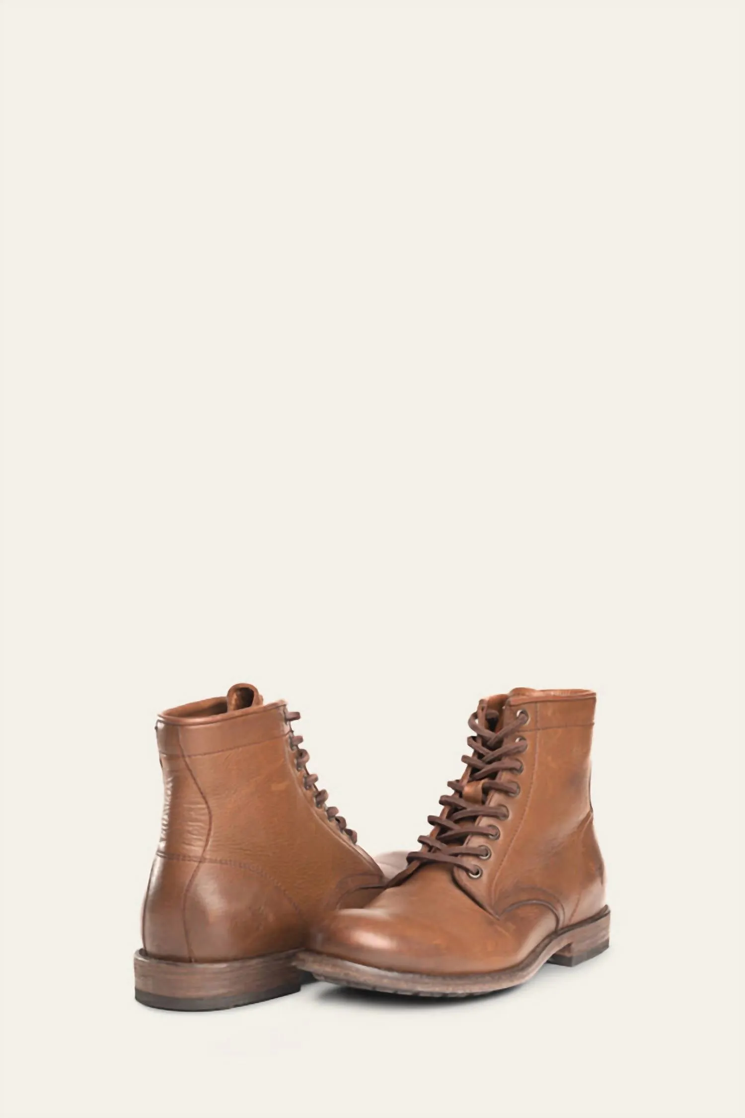 Men's Tyler Lace Up Boots In Cognac