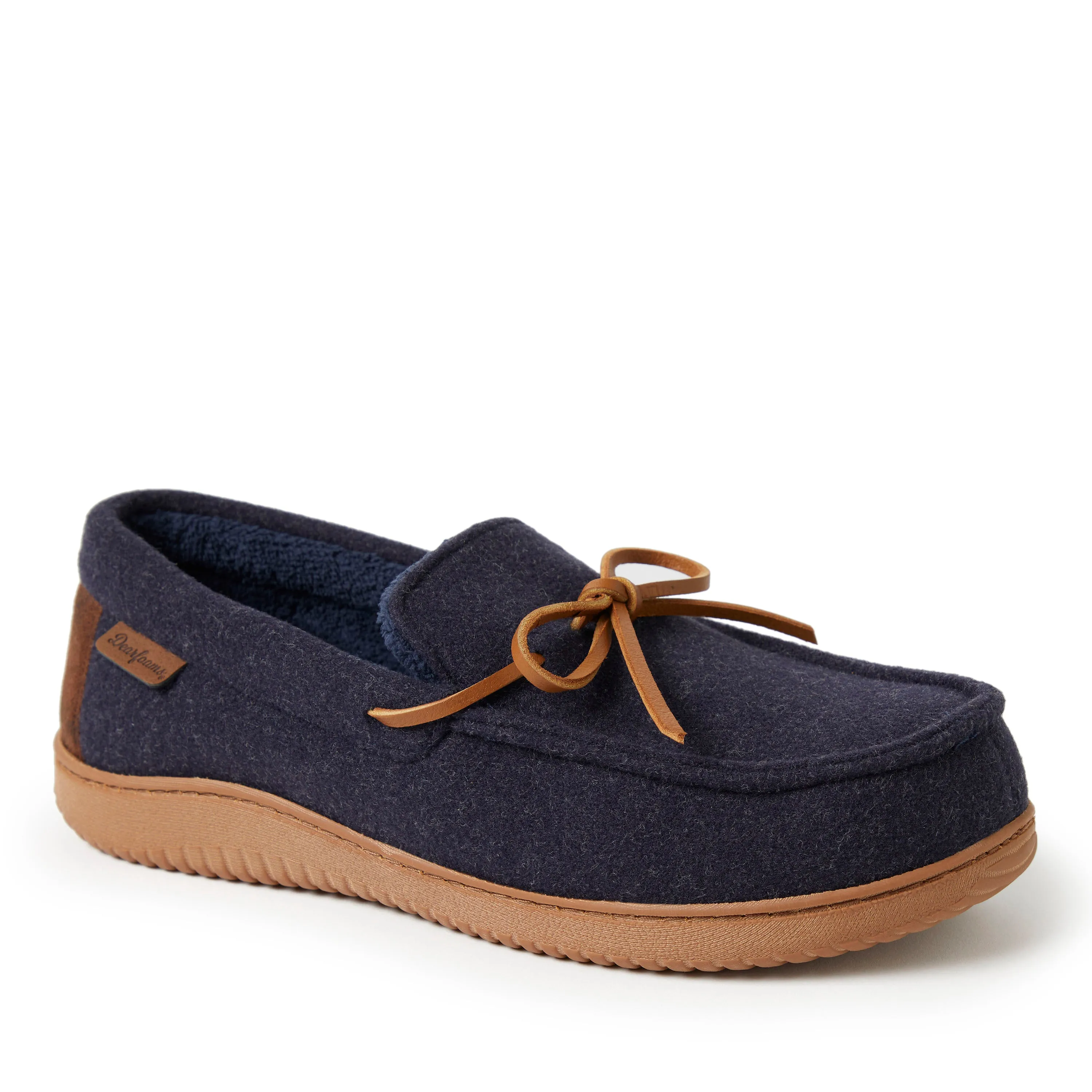 Men's Woodstock Wool Blend Energy Return Moccasin Slippers
