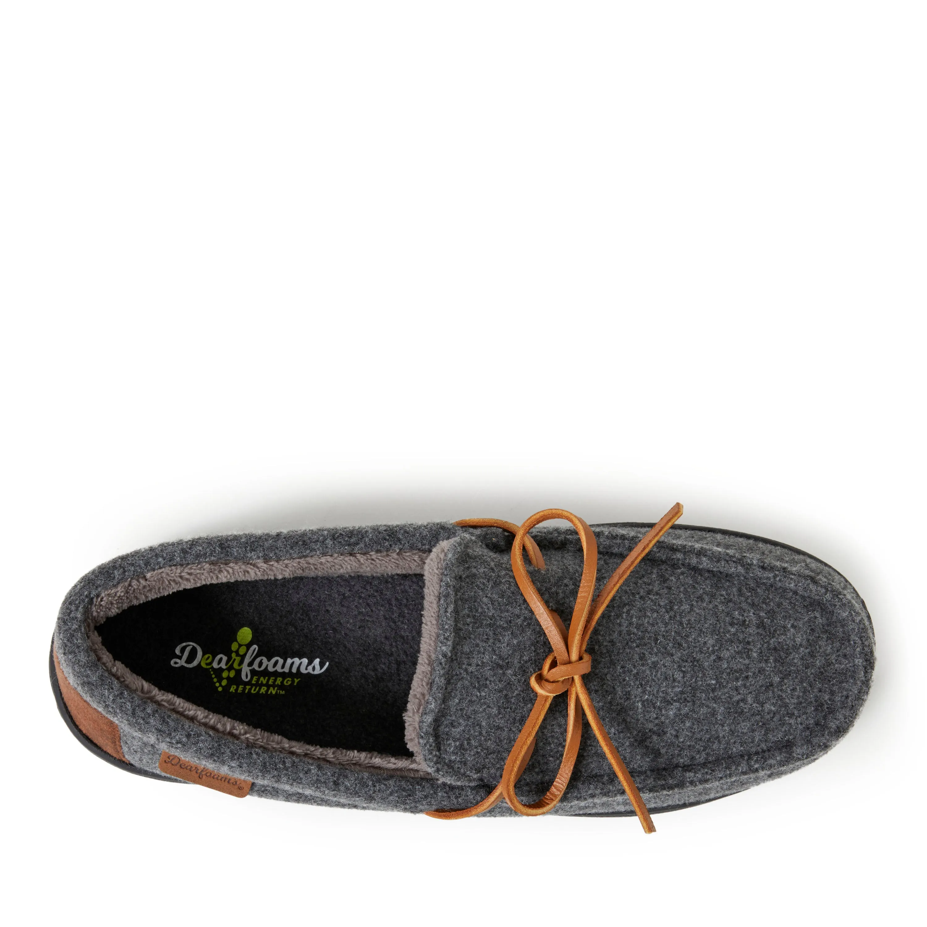 Men's Woodstock Wool Blend Energy Return Moccasin Slippers