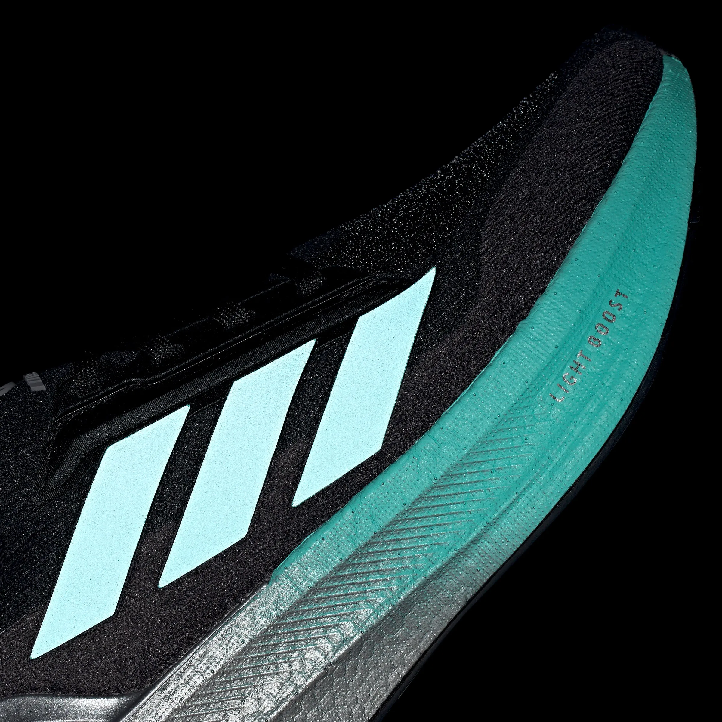   Mercedes AMG Petronas F1 Team Ultraboost 5X 'Core Black Semi Mint Rush'