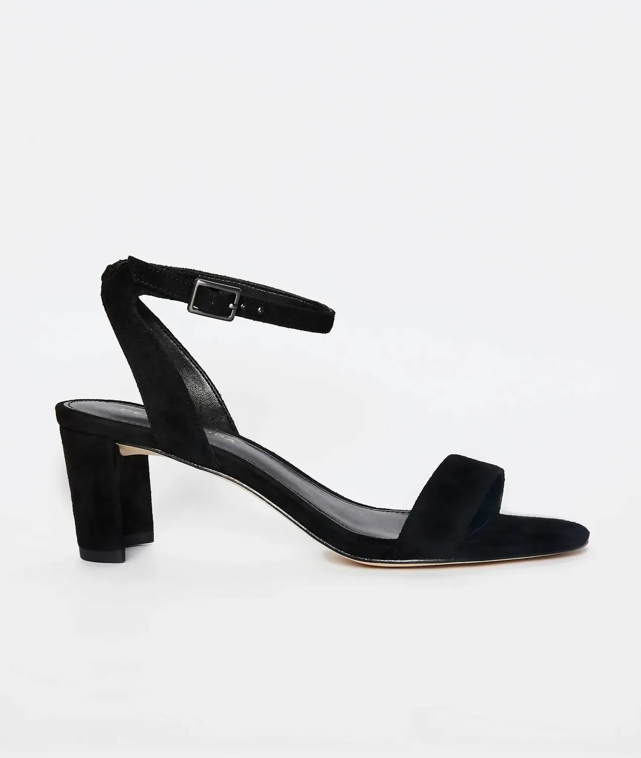 Moira 2 Low Heel Sandal In Black Suede