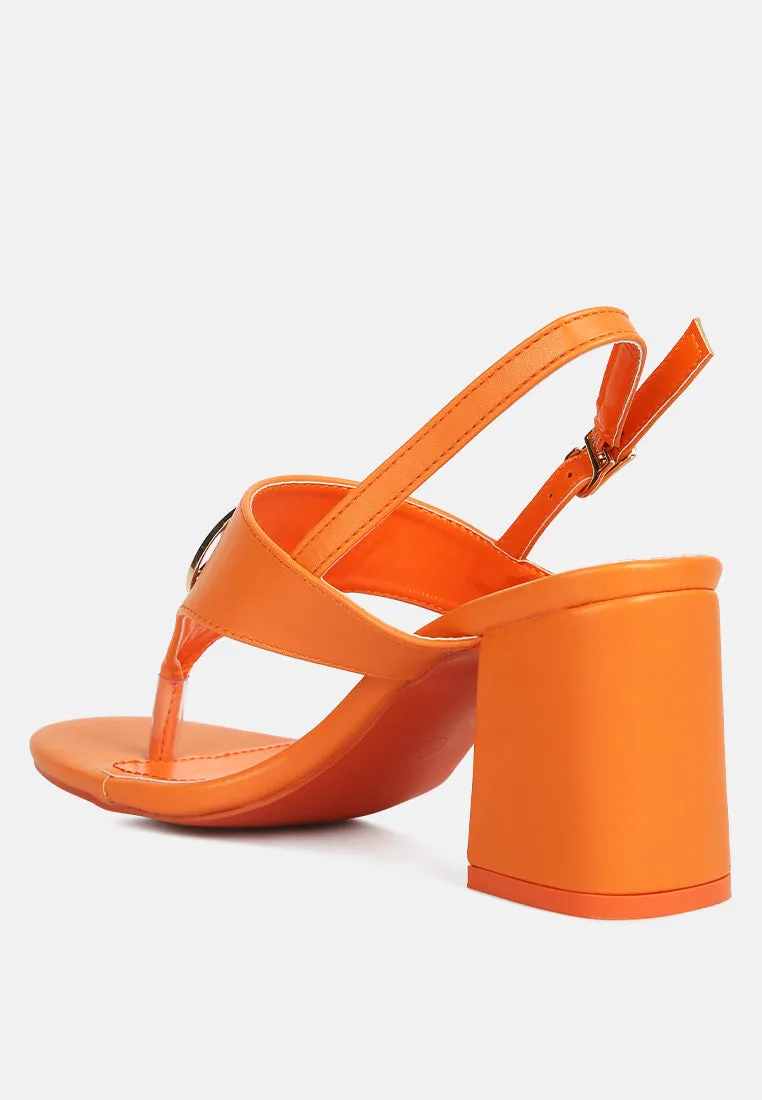monde block heel thong sandals