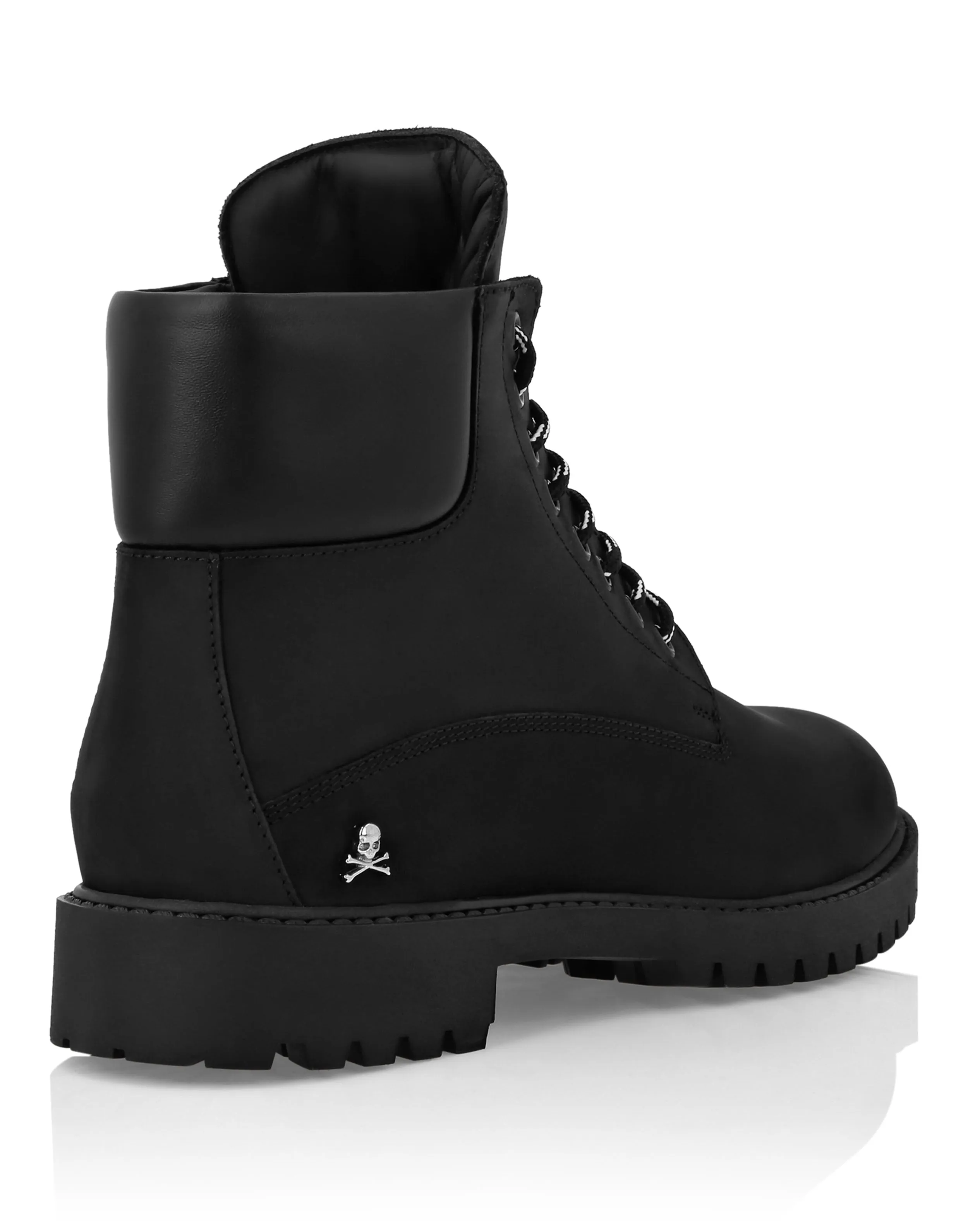 Nabuk Low Flat Boots