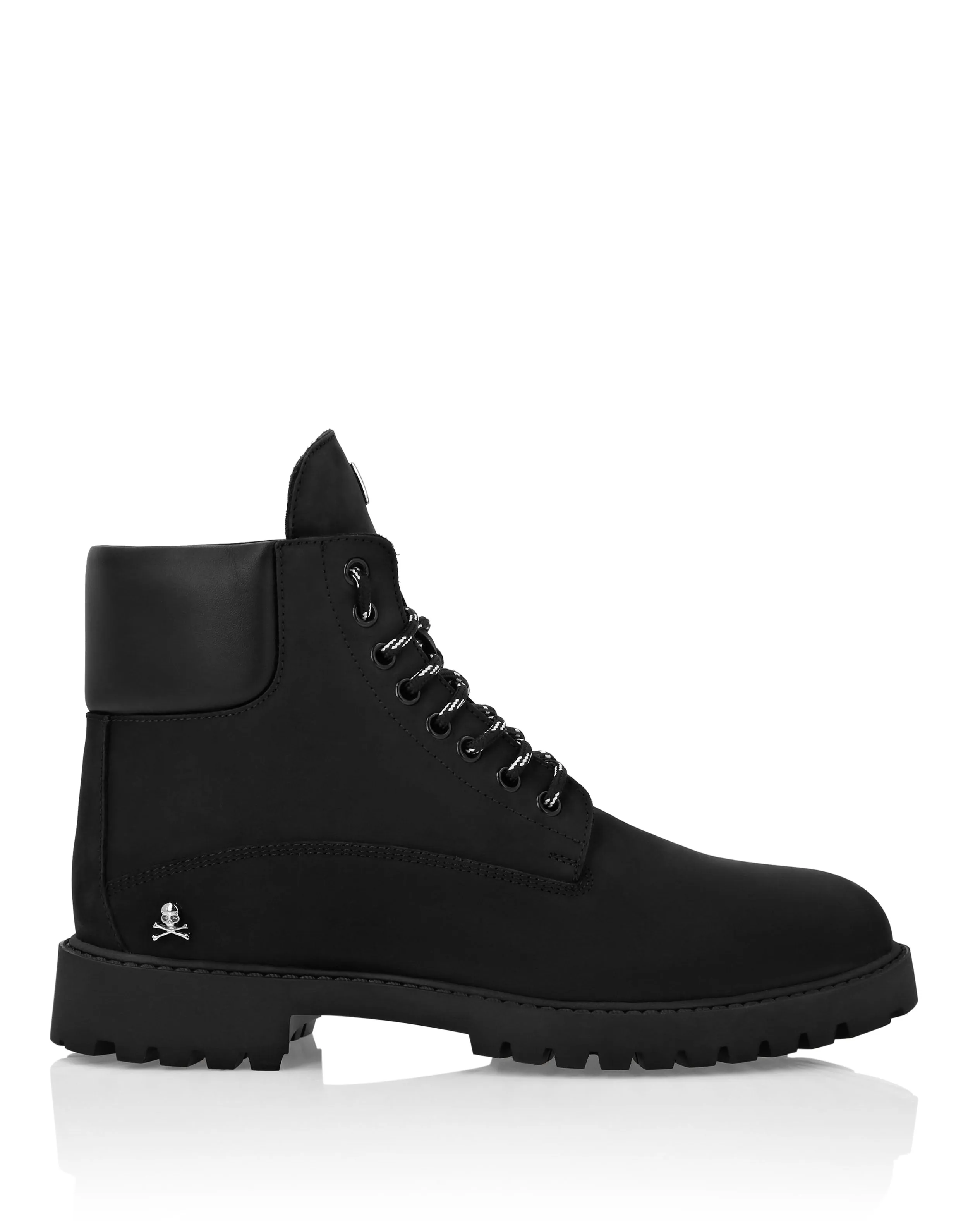 Nabuk Low Flat Boots