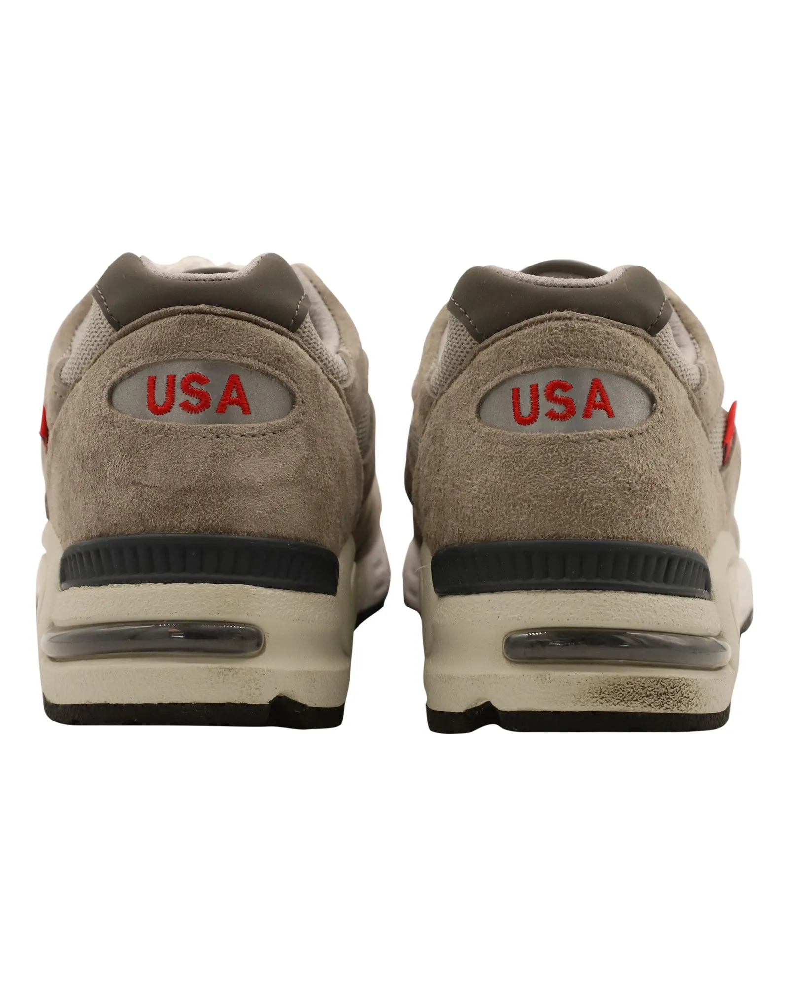 New Balance 990V2 History Pack Sneakers in Grey Suede