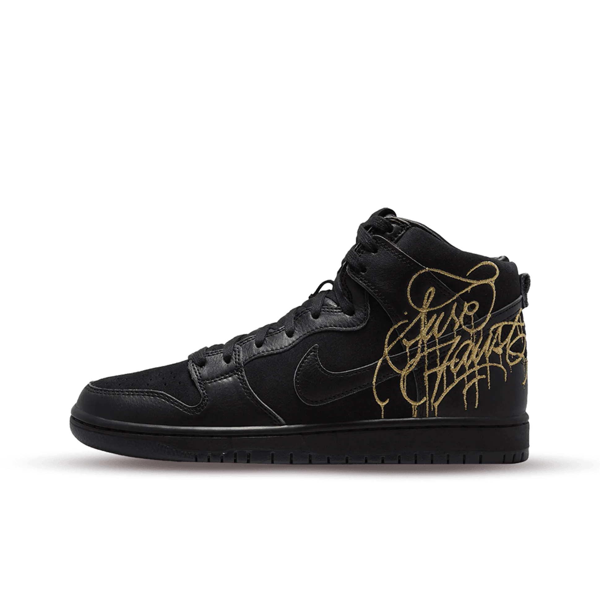 Nike SB Dunk High FAUST Black Gold