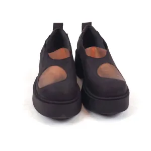 Niro Shoe In Bronze Polka Dot