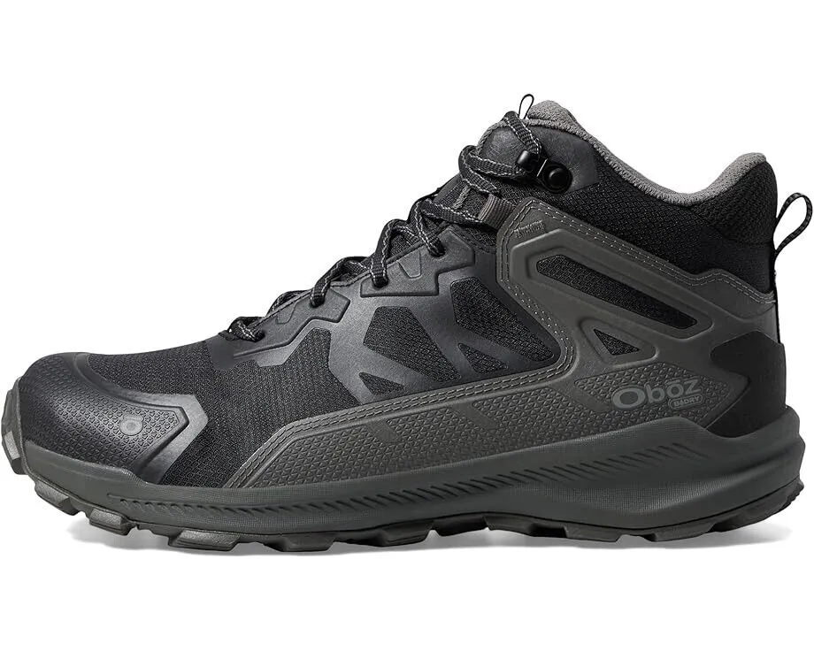 Oboz Katabatic Mid B-Dry Hiking Men's Size 8.5 Charcoal Mesh Ankle Boots TF5123