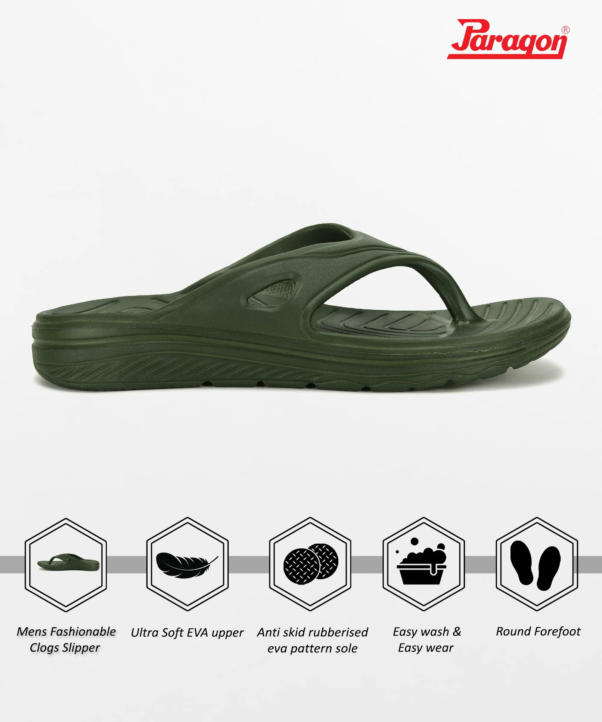 Paragon Blot Men Stylish Lightweight Flipflops | Comfortable soles | Casual & Trendy Slippers | Indoor & Outdoor