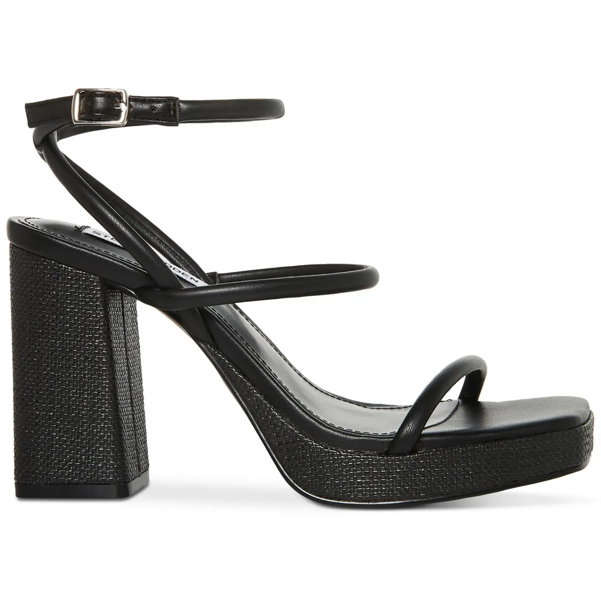 Pennie Womens Faux Leather Platform Slingback Sandals