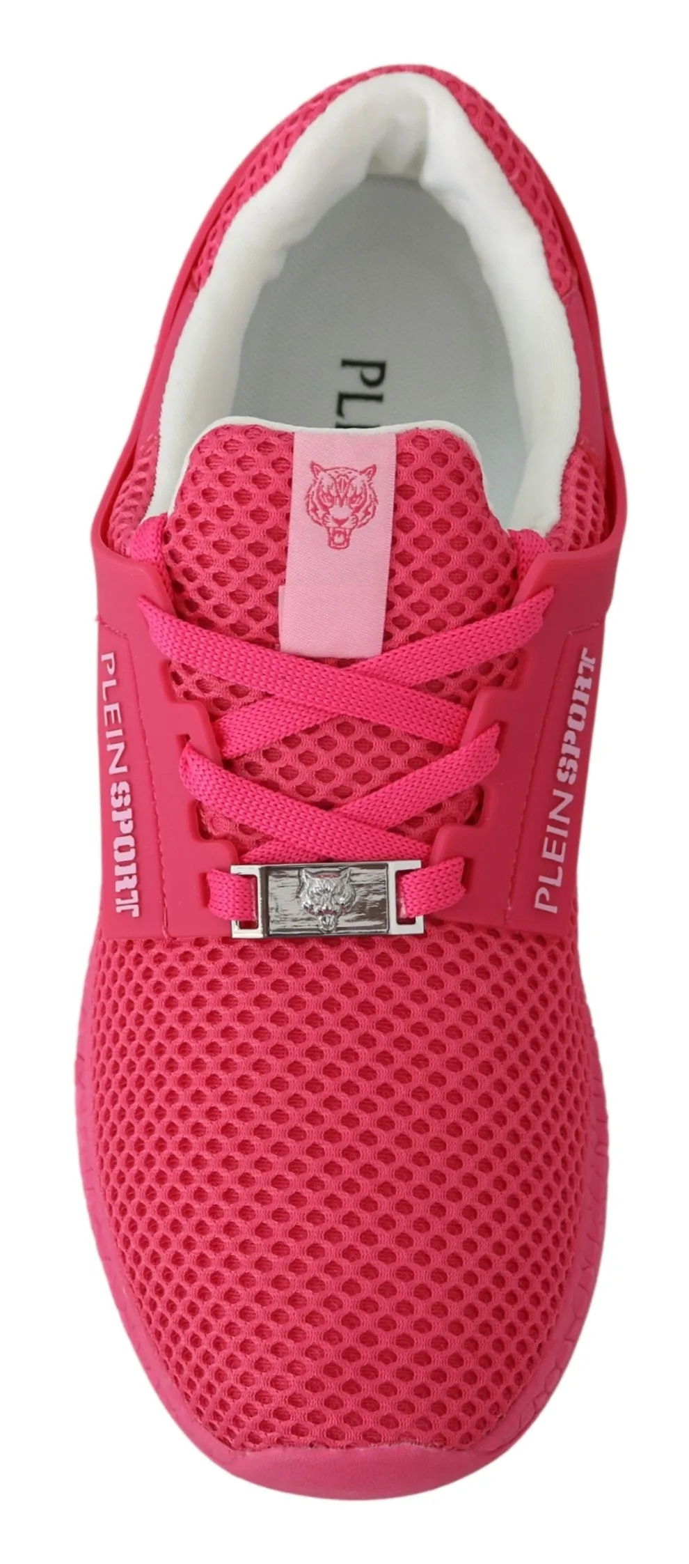 Plein Sport Fuxia Beetroot Polyester Runner Becky Sneakers Women's Shoes