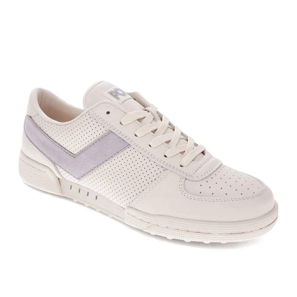 PONY Mens Linebacker Lux Genuine Leather and Suede Premium Lace Up Athletic Sneaker Shoe