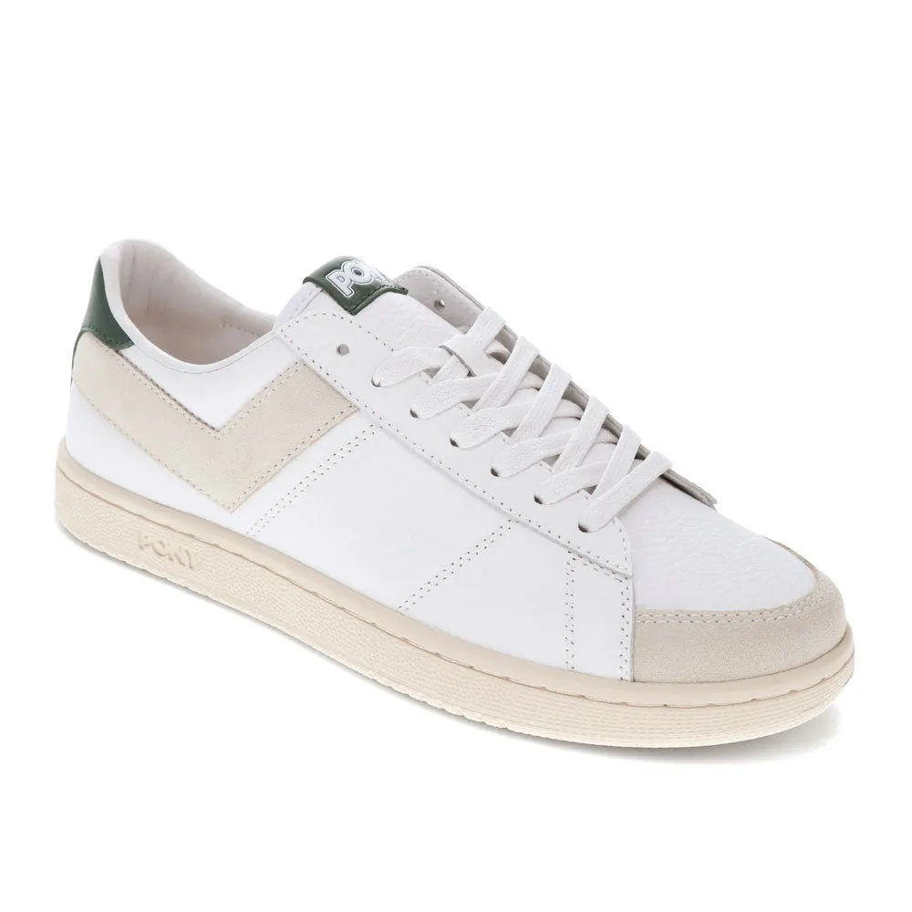 PONY Mens M-Pro Low Lux Genuine Leather and Suede Premium Lace Up Athletic Sneaker Shoe