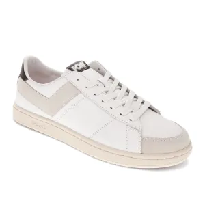 PONY Mens M-Pro Low Lux Genuine Leather and Suede Premium Lace Up Athletic Sneaker Shoe