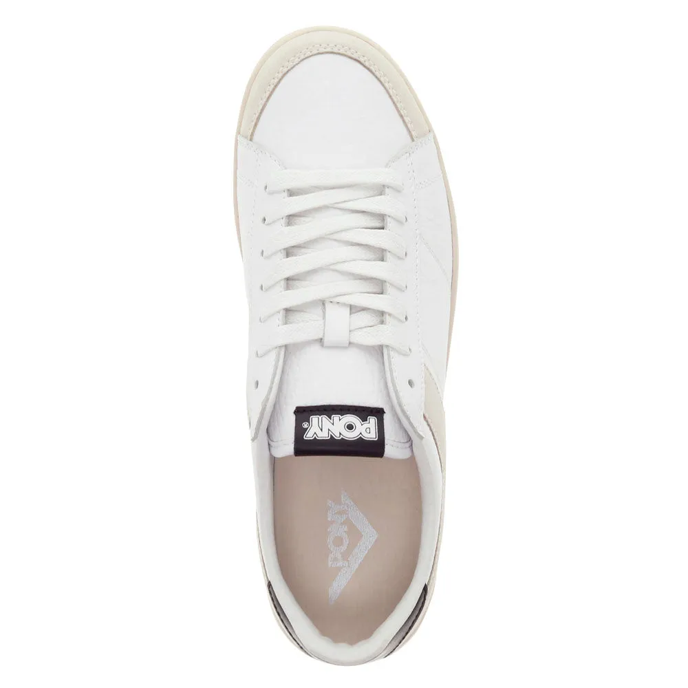 PONY Mens M-Pro Low Lux Genuine Leather and Suede Premium Lace Up Athletic Sneaker Shoe