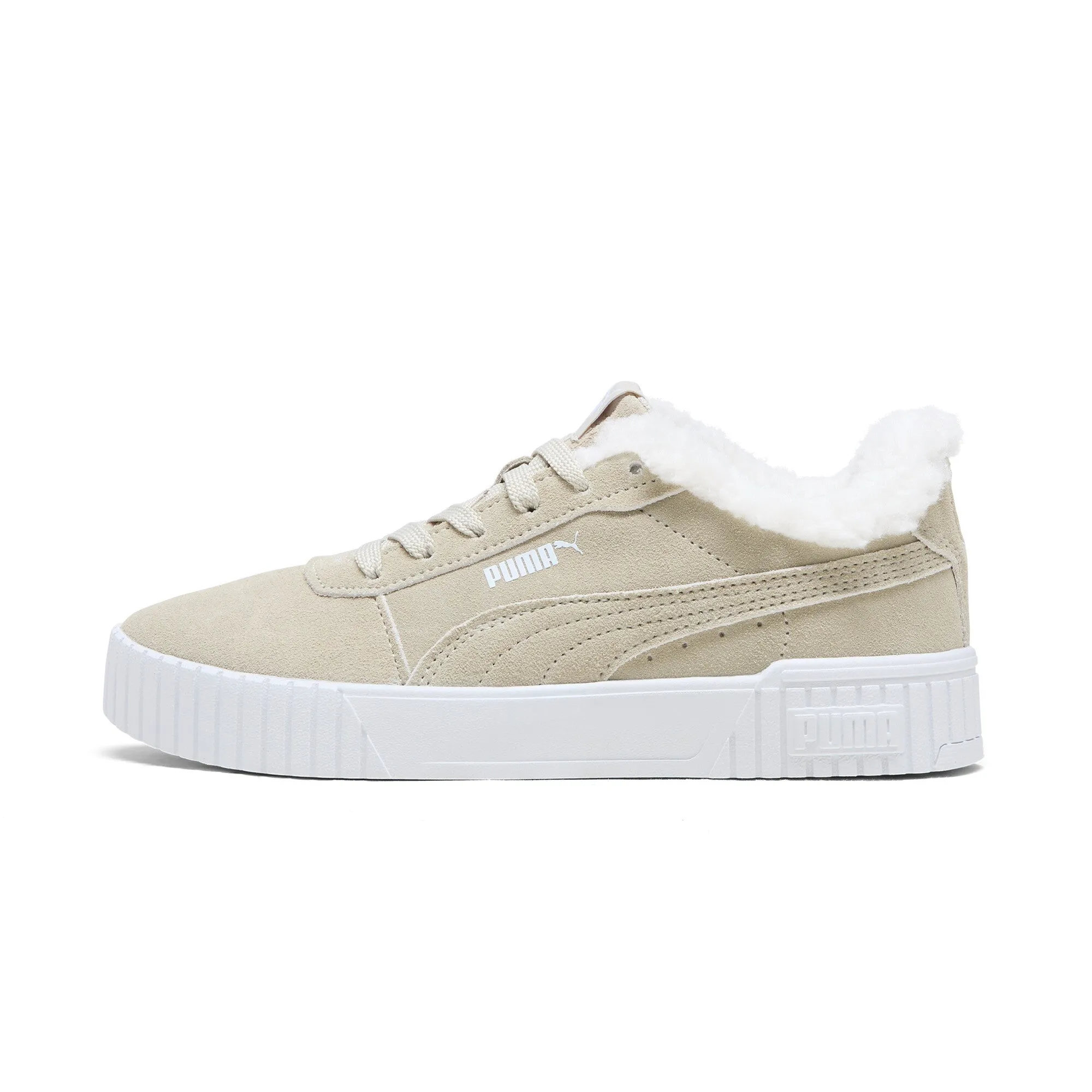 PUMA Women's Carina 2.0 Teddy Suede Sneakers