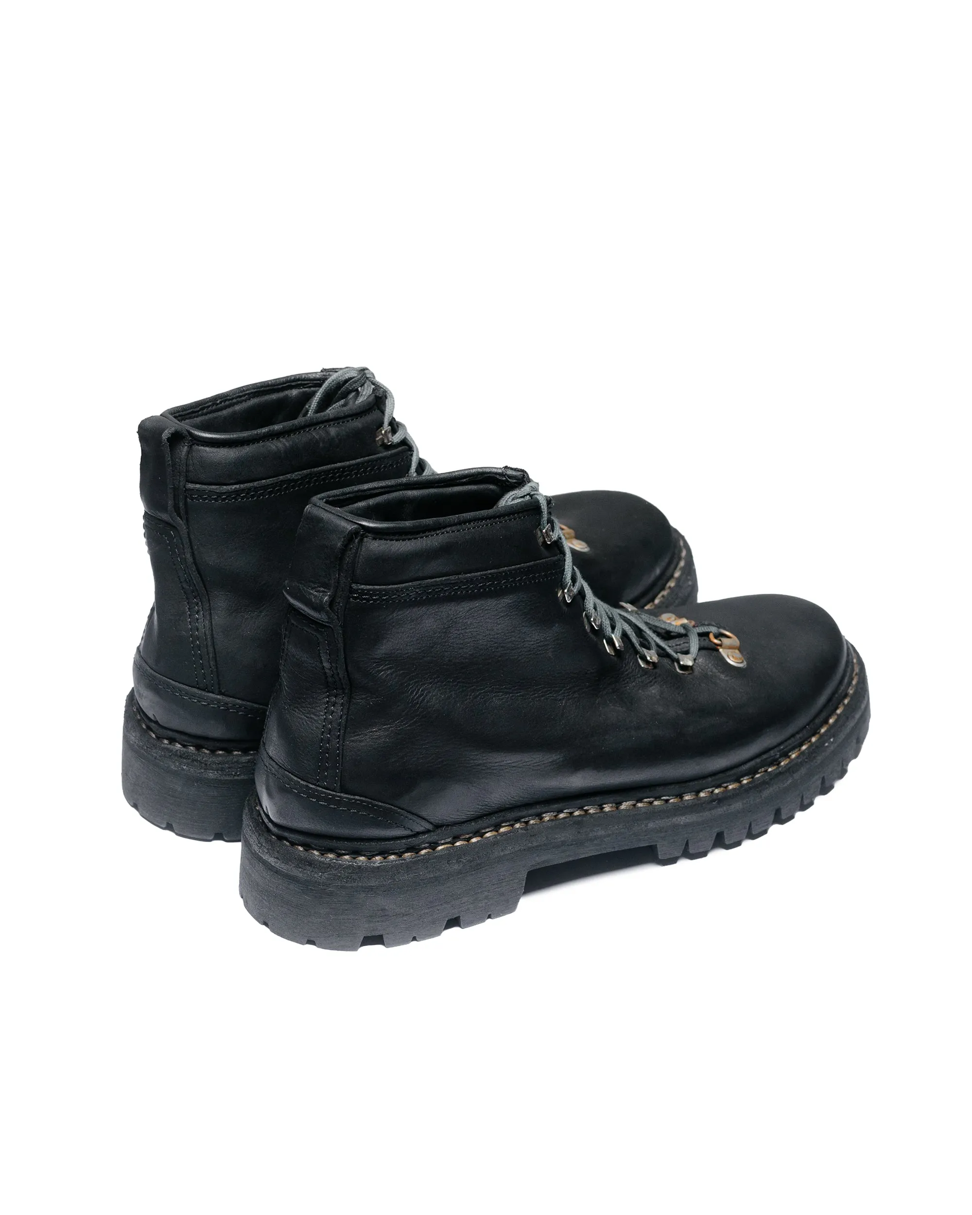 Reproduction of Found Italian Alpine Military Boot 390NAD Black