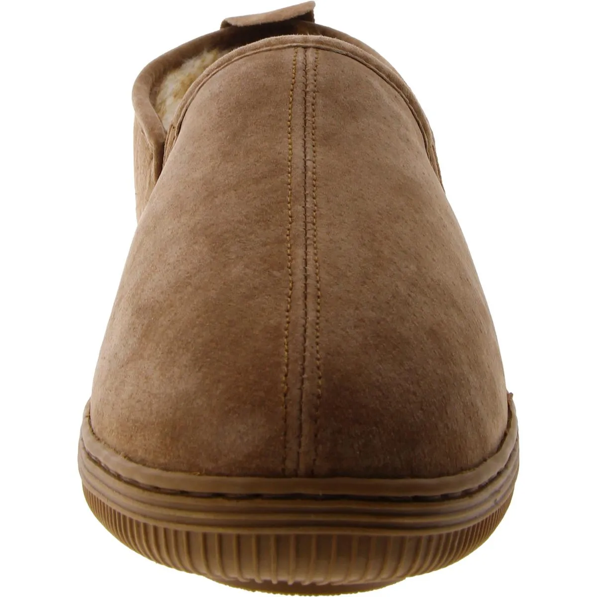 Romeo Mens Suede Fleece Lined Moccasin Slippers