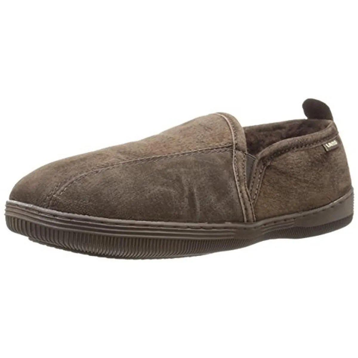 Romeo Mens Suede Fleece Lined Moccasin Slippers