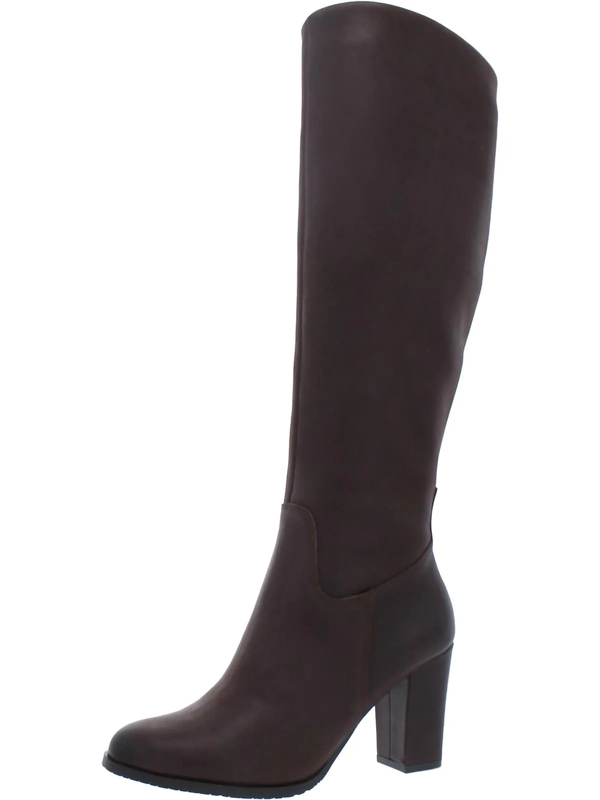 SABASTIN Womens Round toe Zipper closure Thigh-High Boots