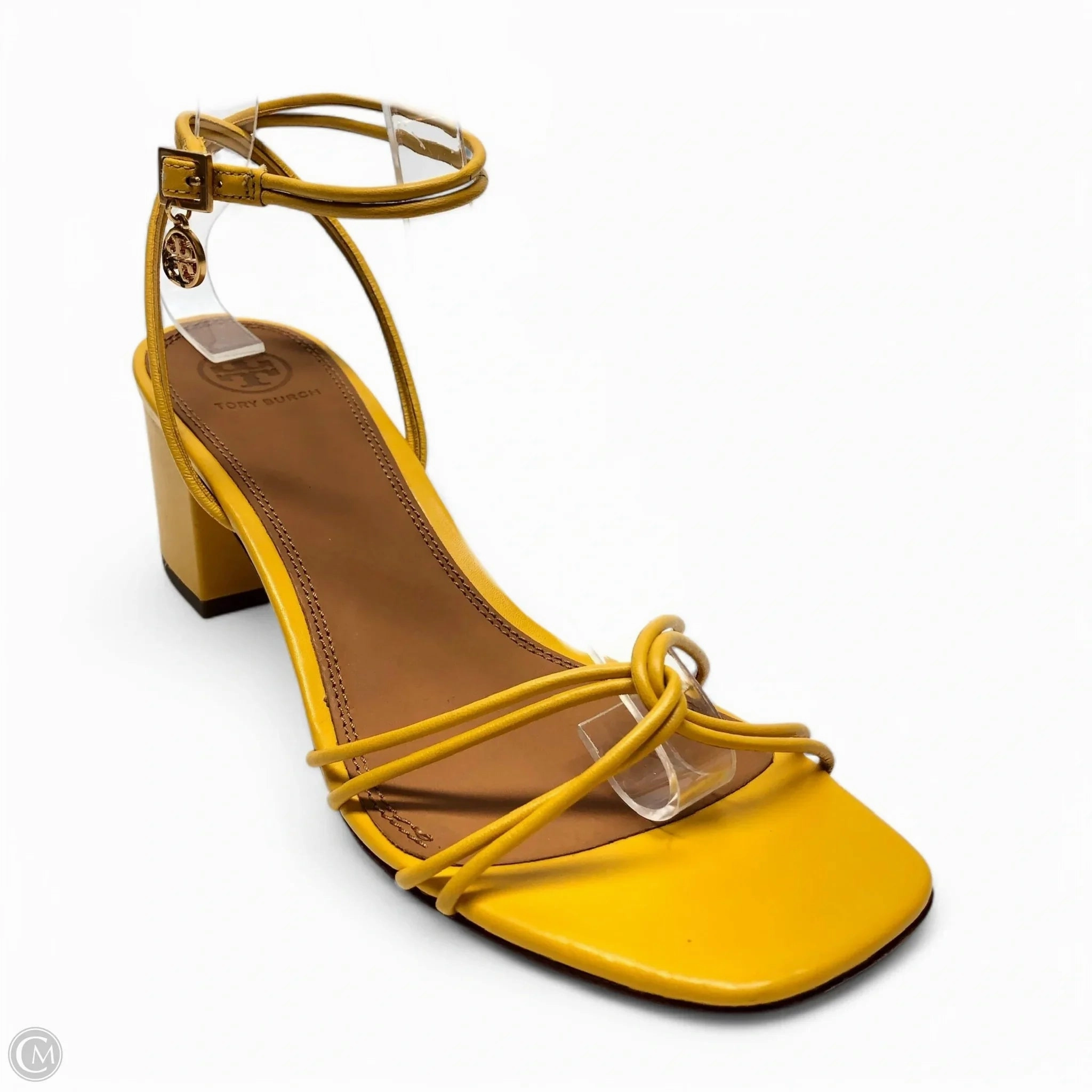 Sandals Designer By Tory Burch In Yellow, Size: 8.5