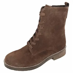 Short Lace Ankle Boot In Whiskey