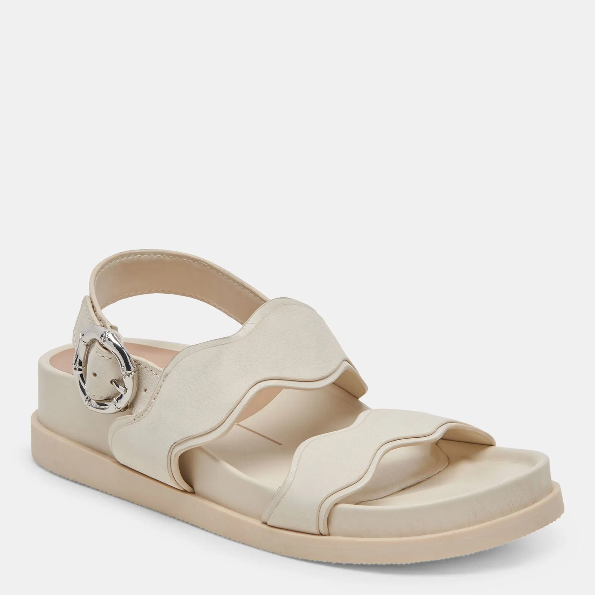 Sindy Sandals Ivory Nubuck