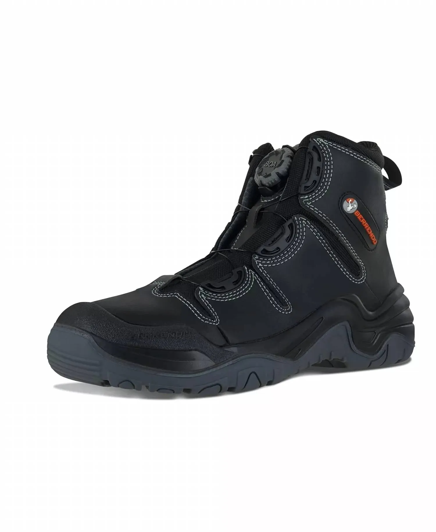 Steel Toe Work Boots 6�� In Black