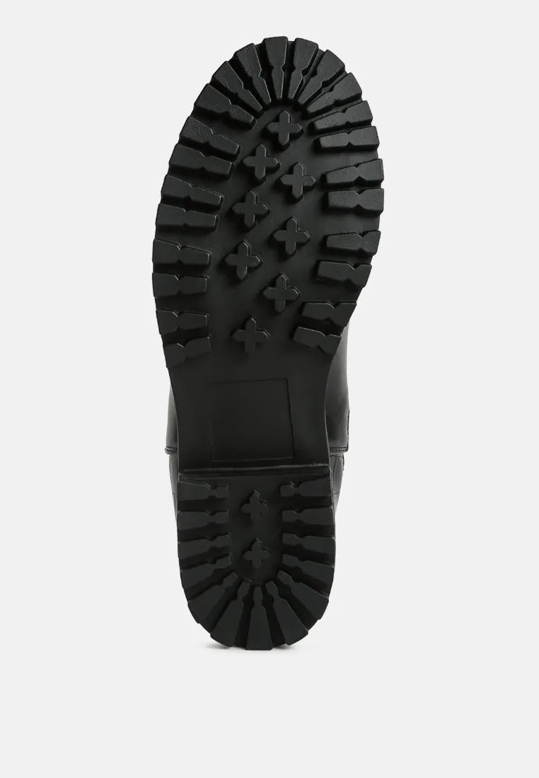 stella croc back chelsea boots