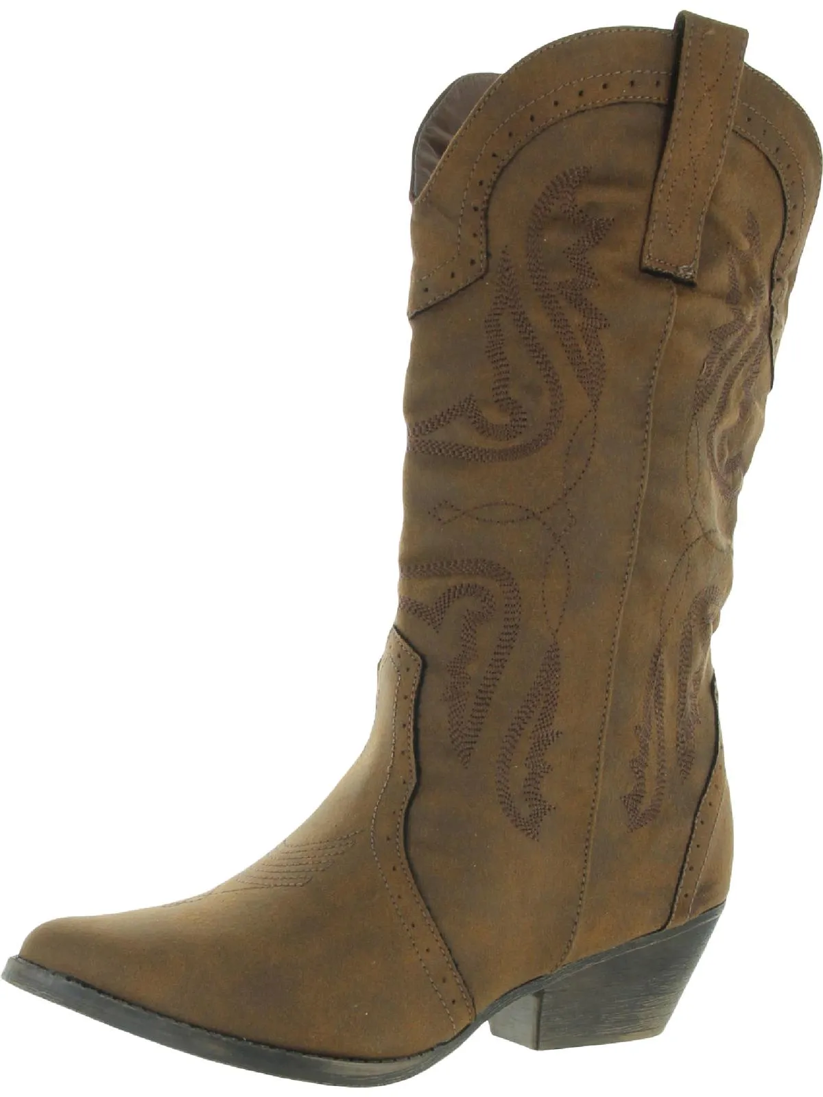 Tammy Womens Embroidered Mid-Calf Cowboy, Western Boots