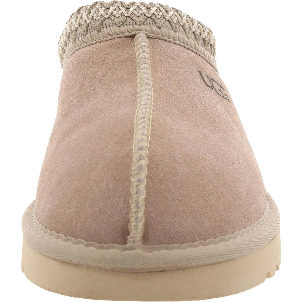 Tasman Mens Suede Wool Lined Moccasin Slippers