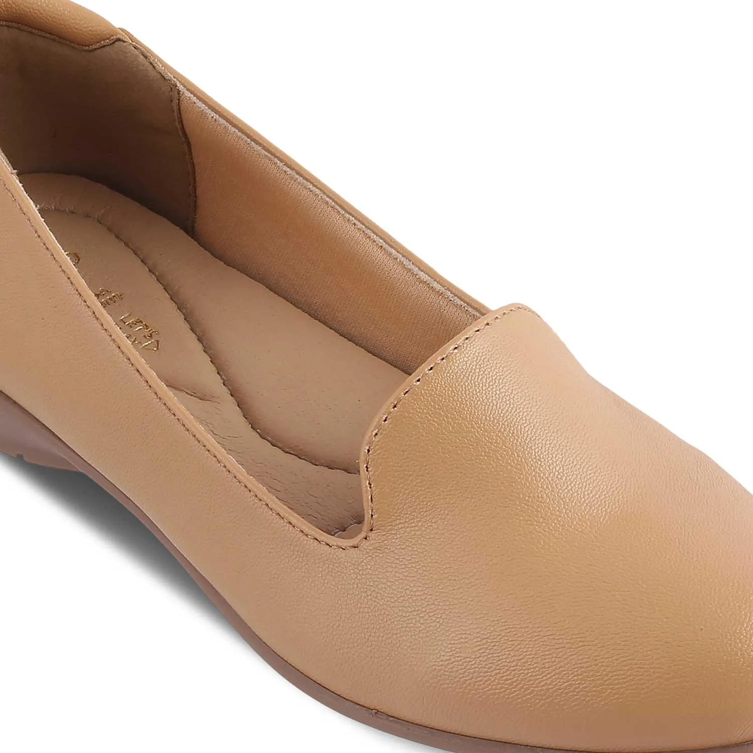 The Asamsy Beige Women's Casual Ballerinas Tresmode