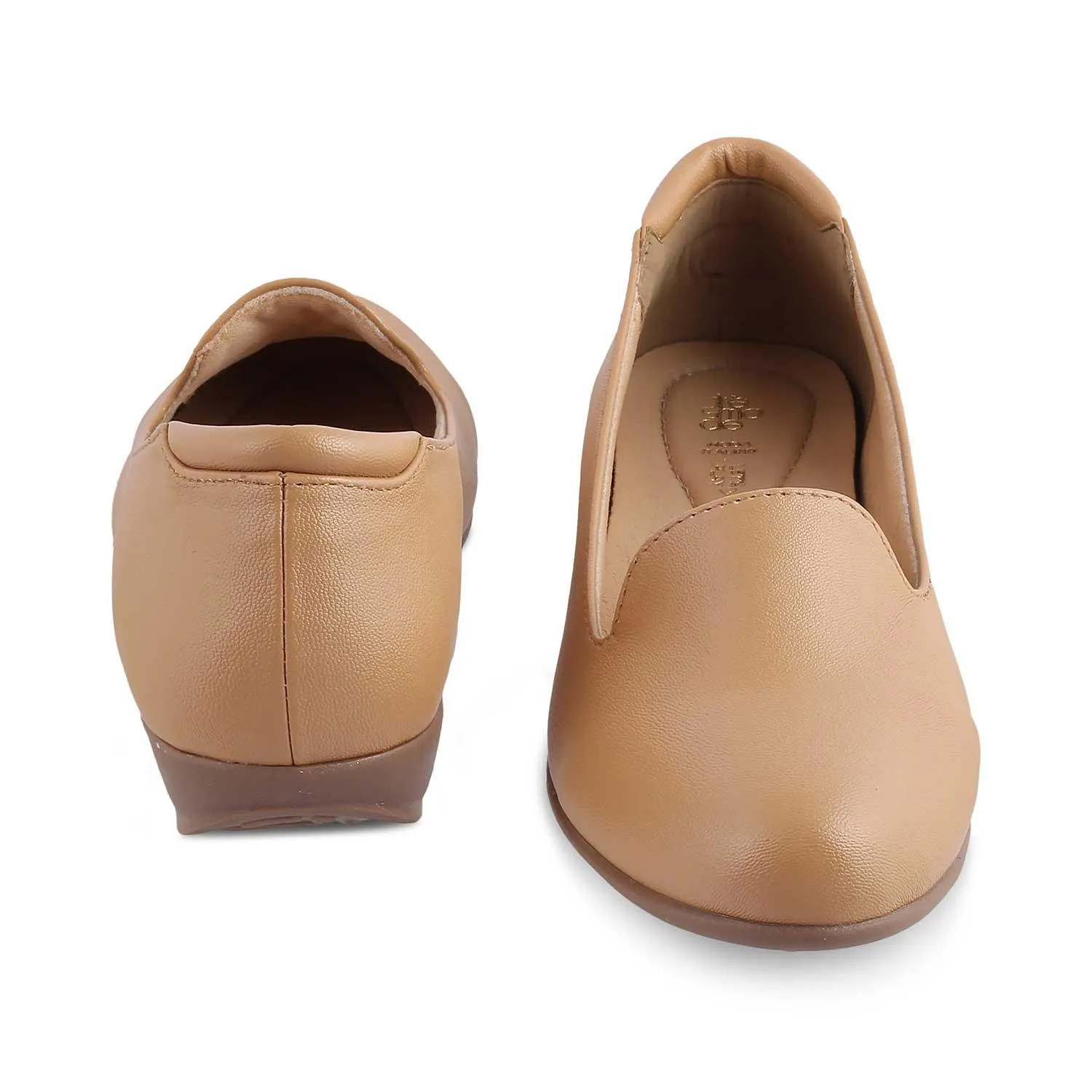 The Asamsy Beige Women's Casual Ballerinas Tresmode
