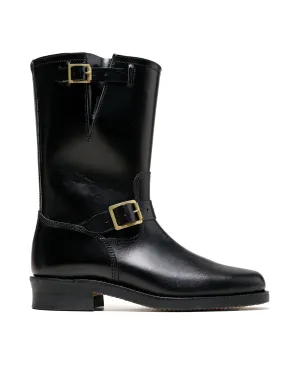 The Real McCoy's BA23101 Buco Narrow Engineer Boots / Buttock Black