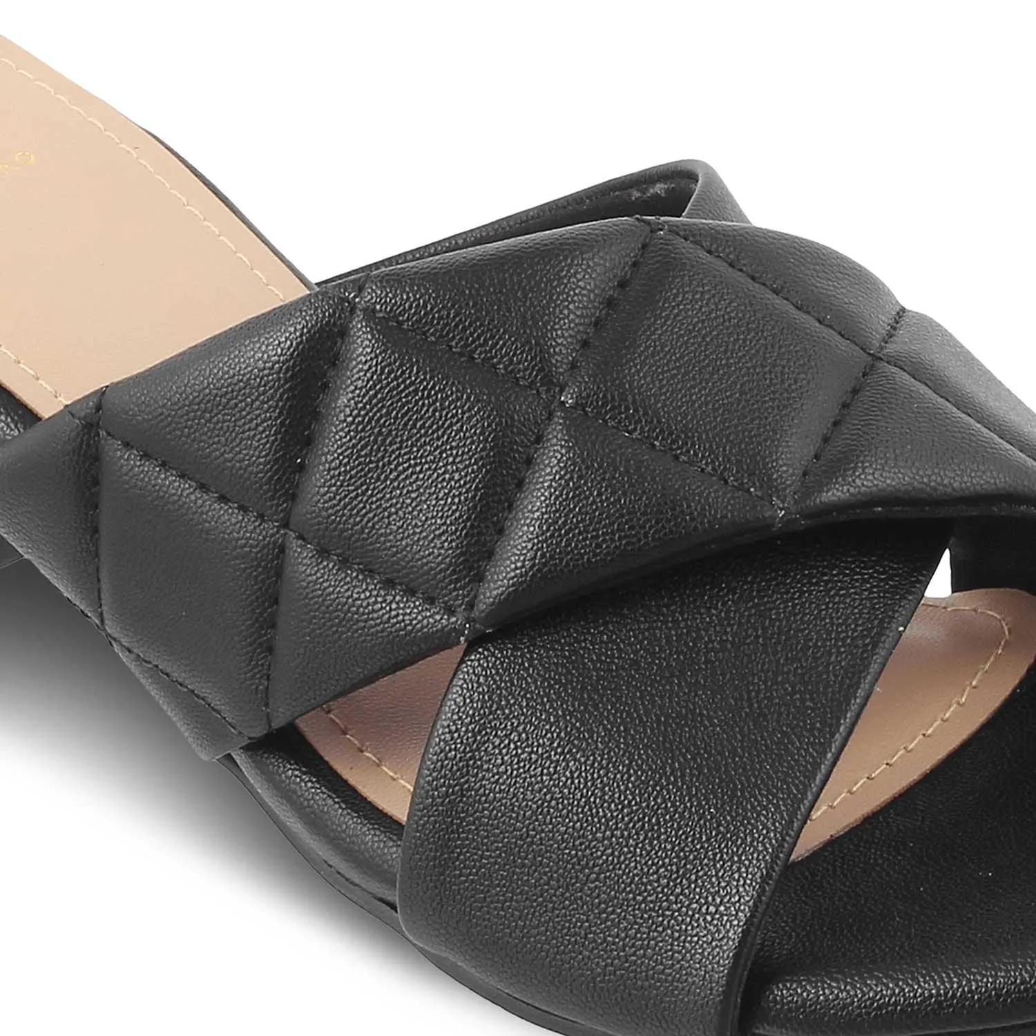 The Romi TMM-5 Black Women's Dress Block Heel Sandals Tresmode