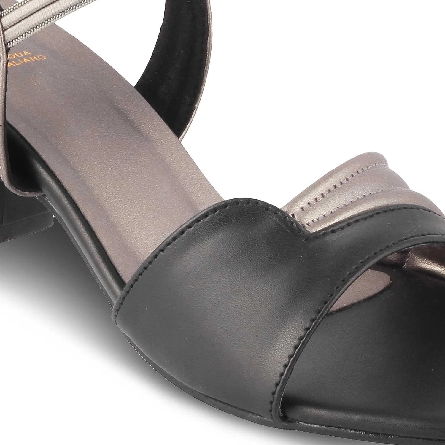The Slo Black Women's Dress Block Heel Sandals Tresmode