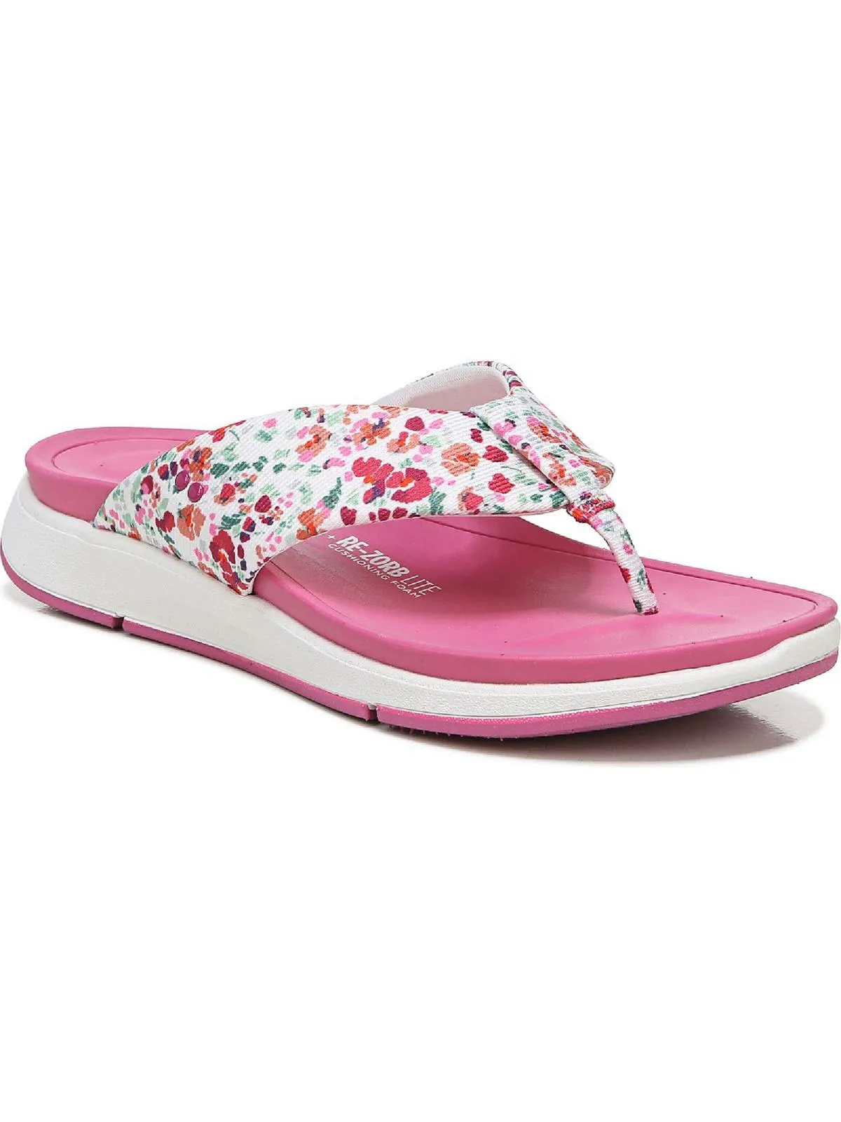 Timid Womens Slip On Flip-Flop Wedge Sandals