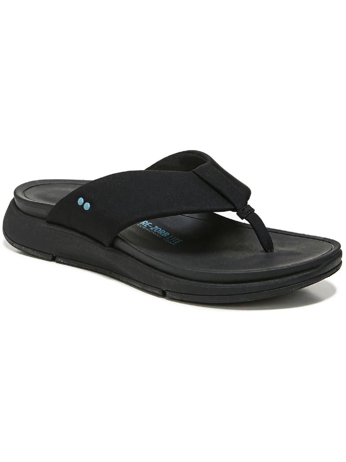 Timid Womens Slip On Flip-Flop Wedge Sandals