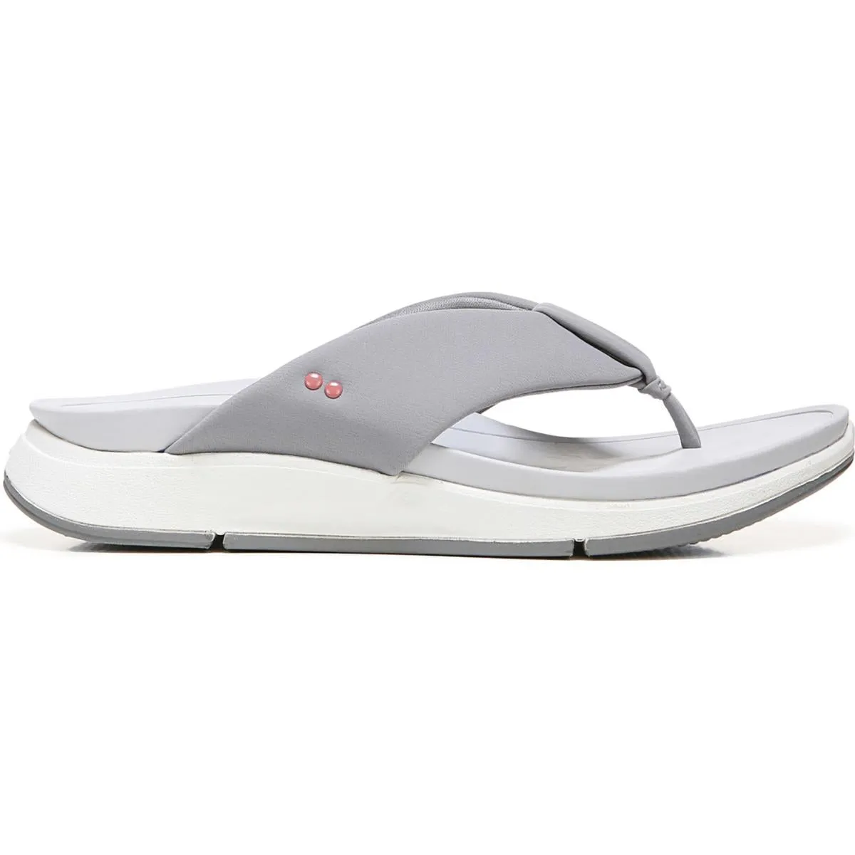 Timid Womens Slip On Flip-Flop Wedge Sandals