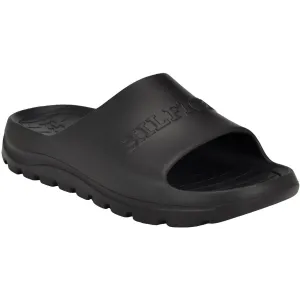 TMGAGER Mens Logo Manmade Pool Slides