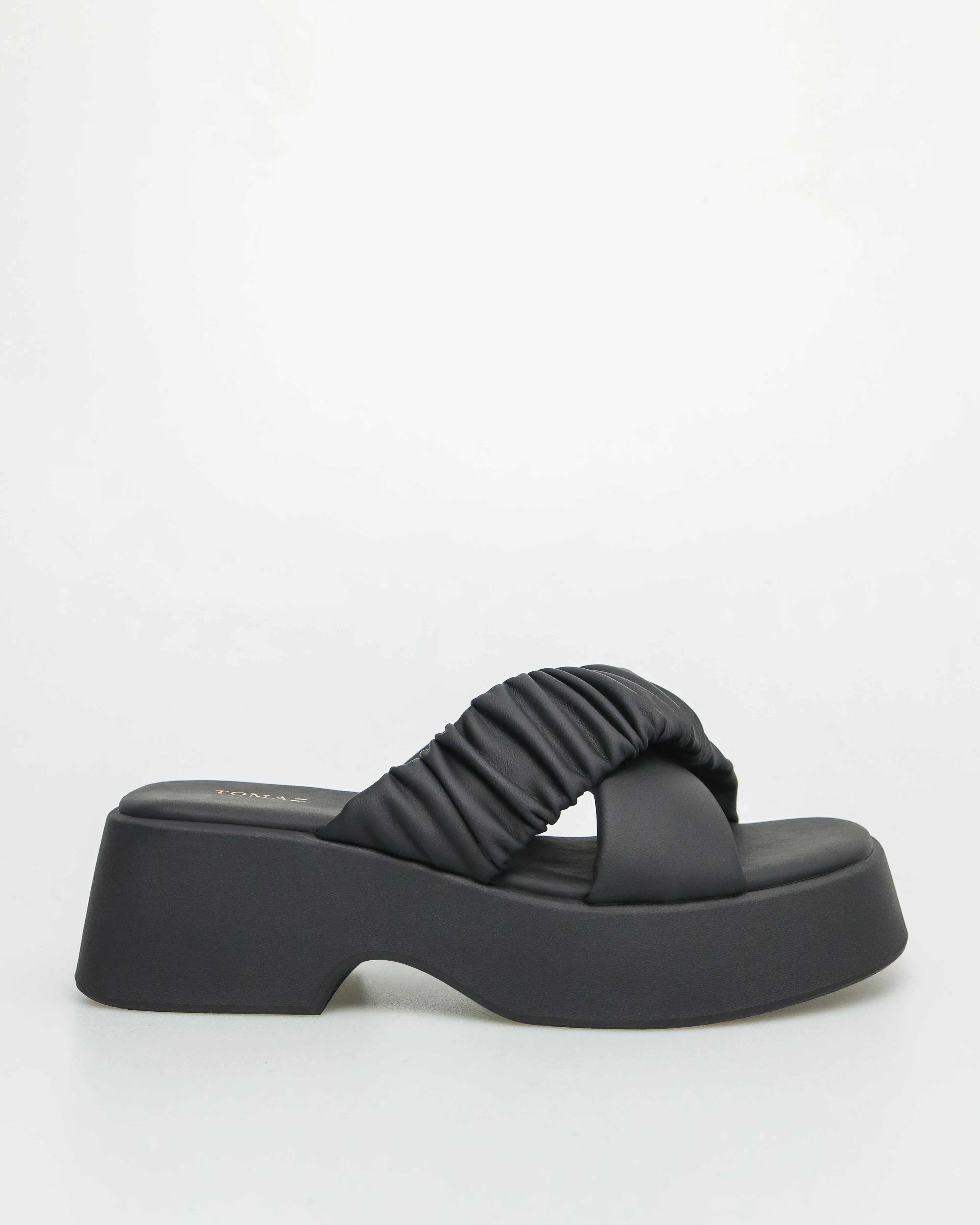 Tomaz YX156 Ladies Crossover Scrunchie Sandals