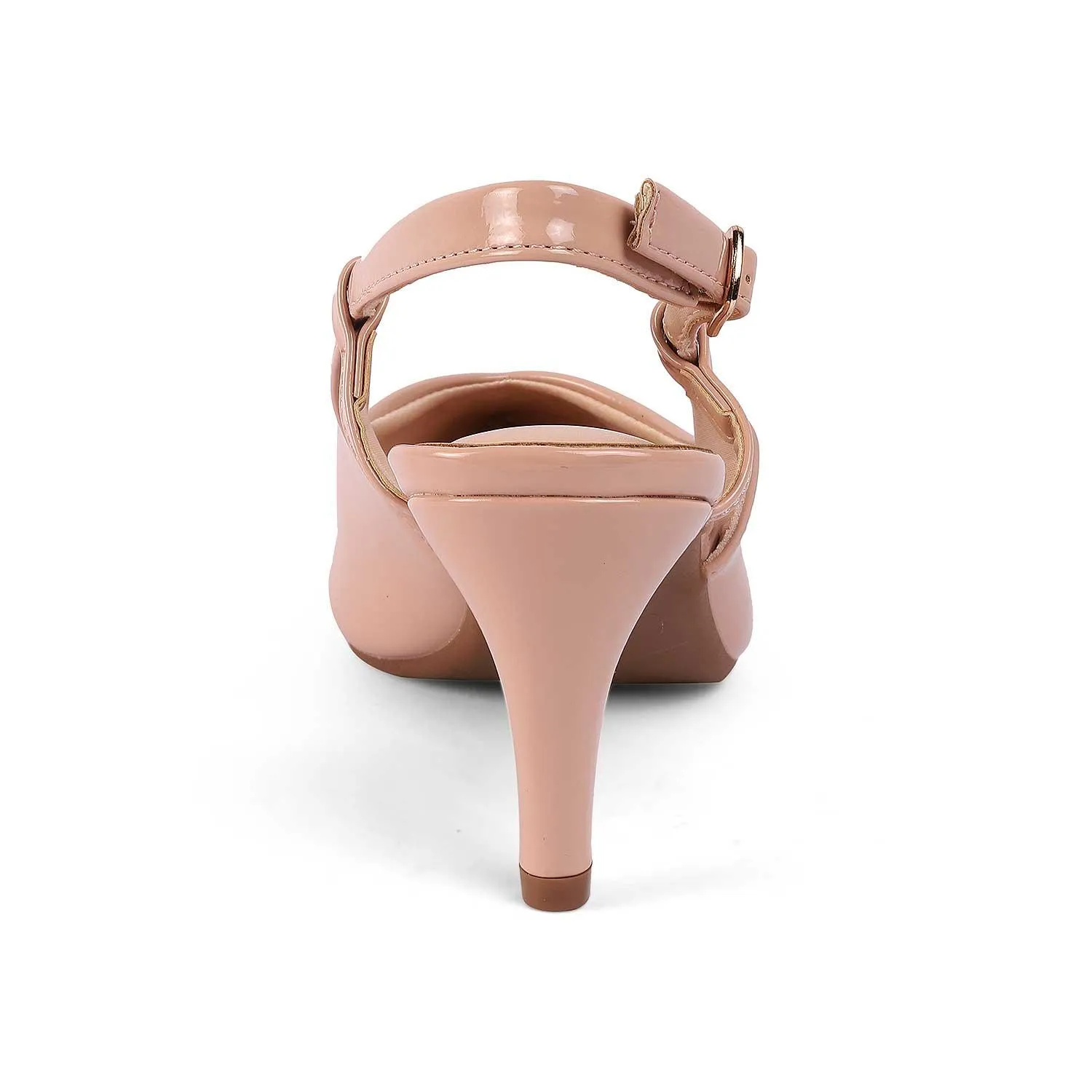 Tresmode Saka Nude Women's Dress Slingback Pumps