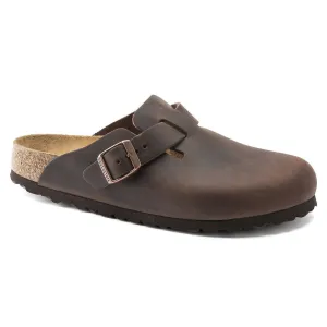 Unisex Boston Soft Footbed Sandal - Narrow In Habana Oil Leather