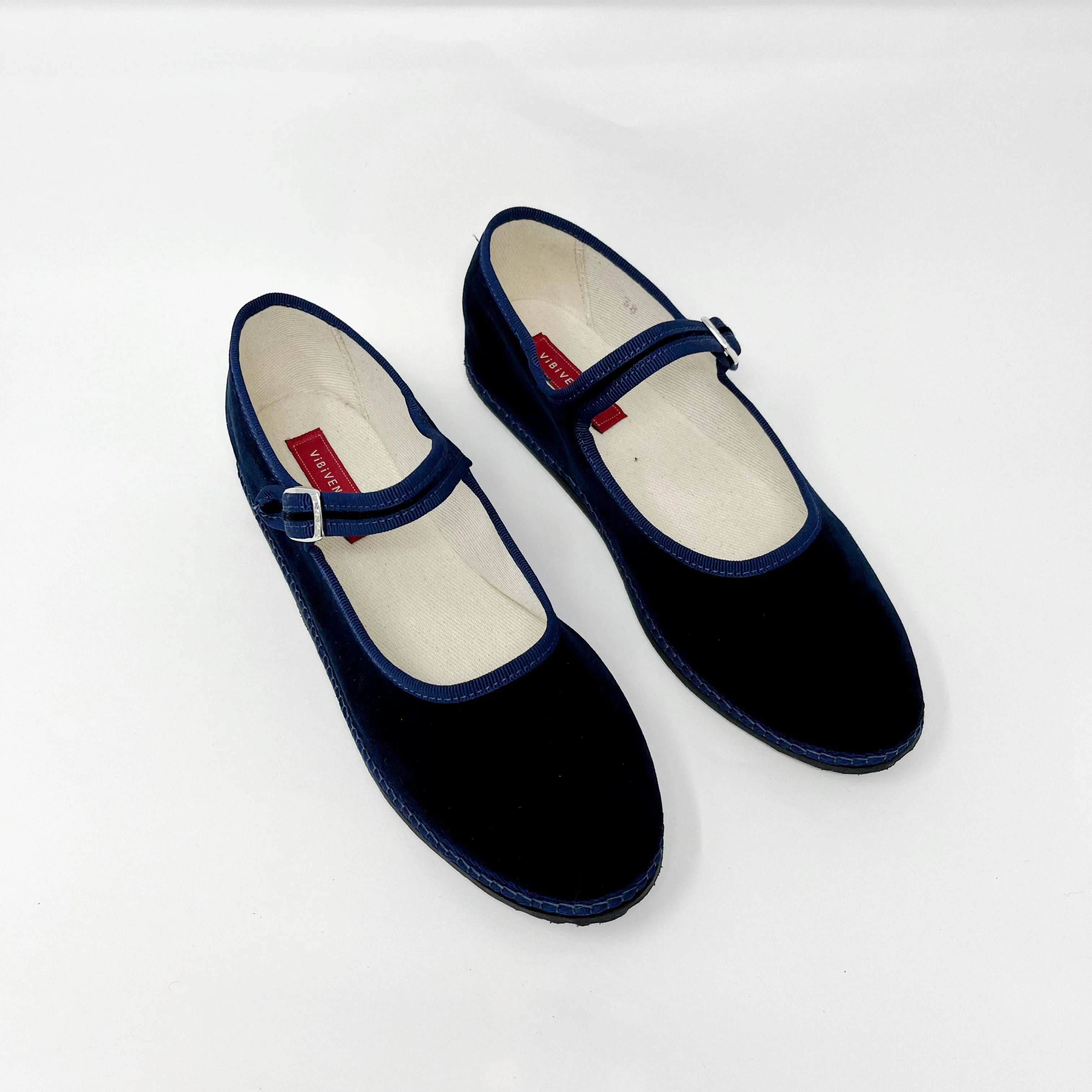 Vibi Venezia Velvet Mary Jane Blu