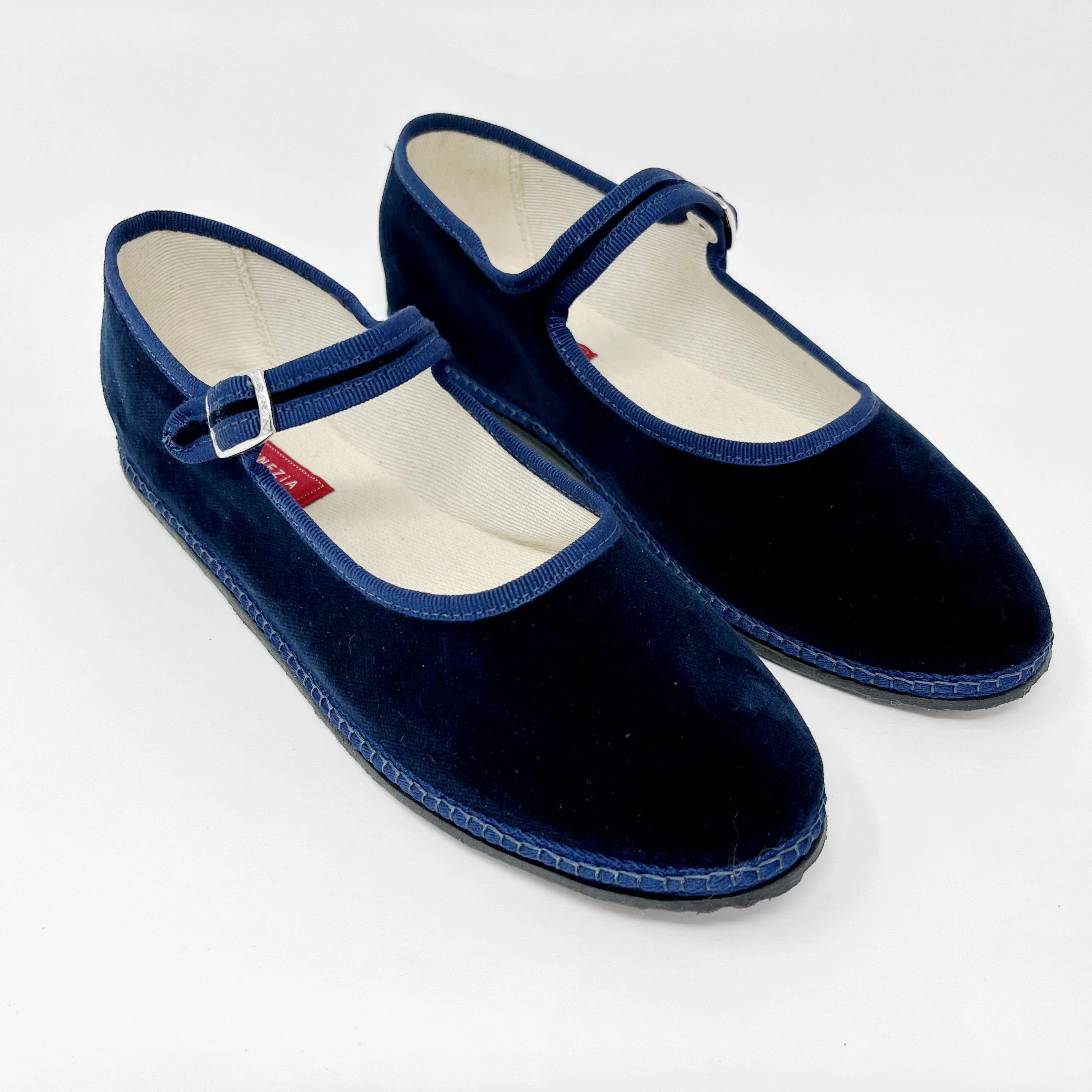 Vibi Venezia Velvet Mary Jane Blu