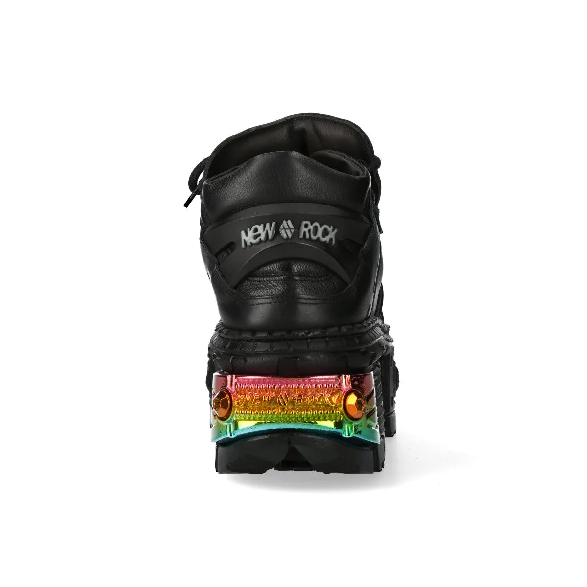 WALL106-S23 Boots Leather Platform Gothic