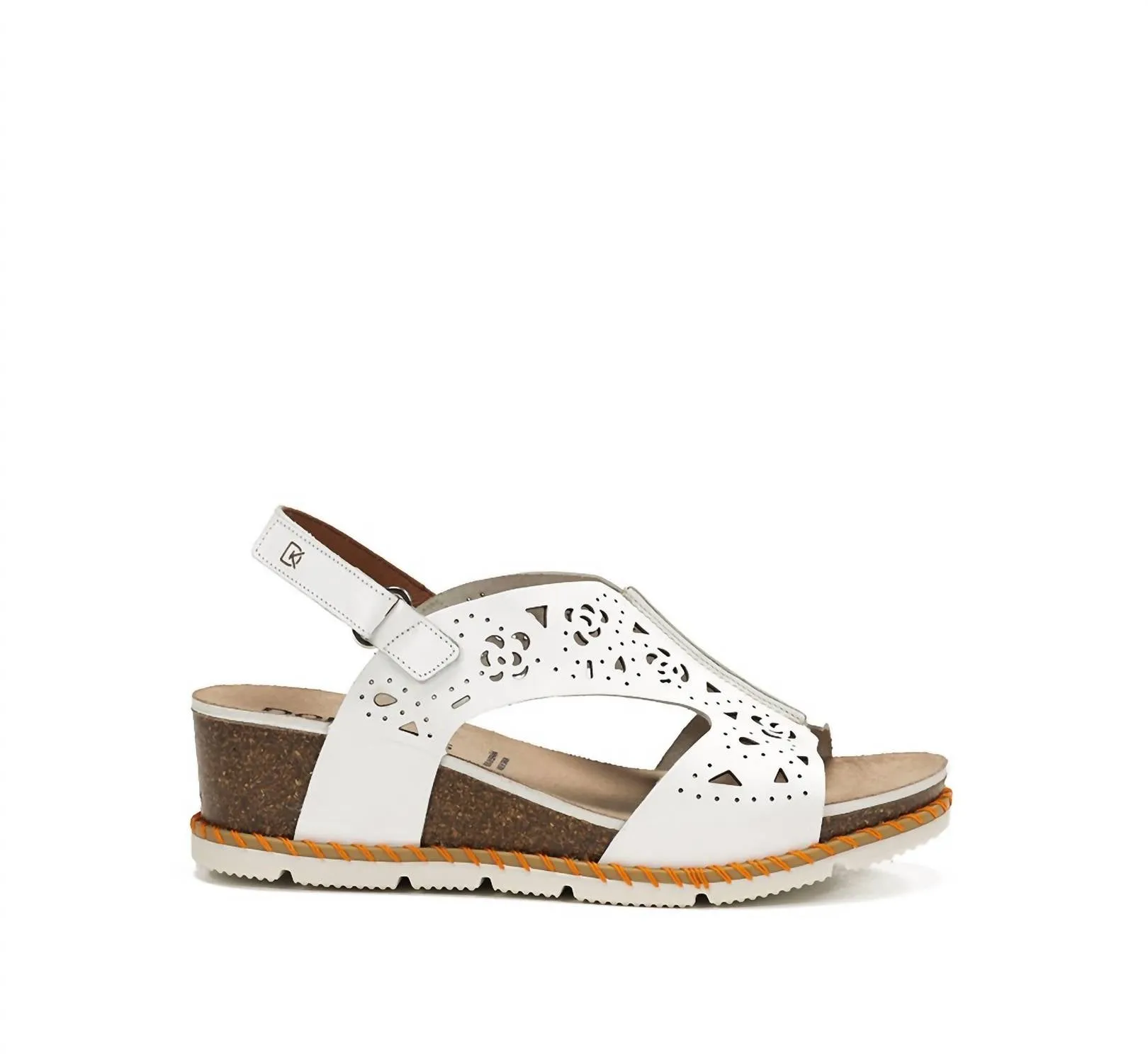 Women Gold Sandal In Texas Blanco