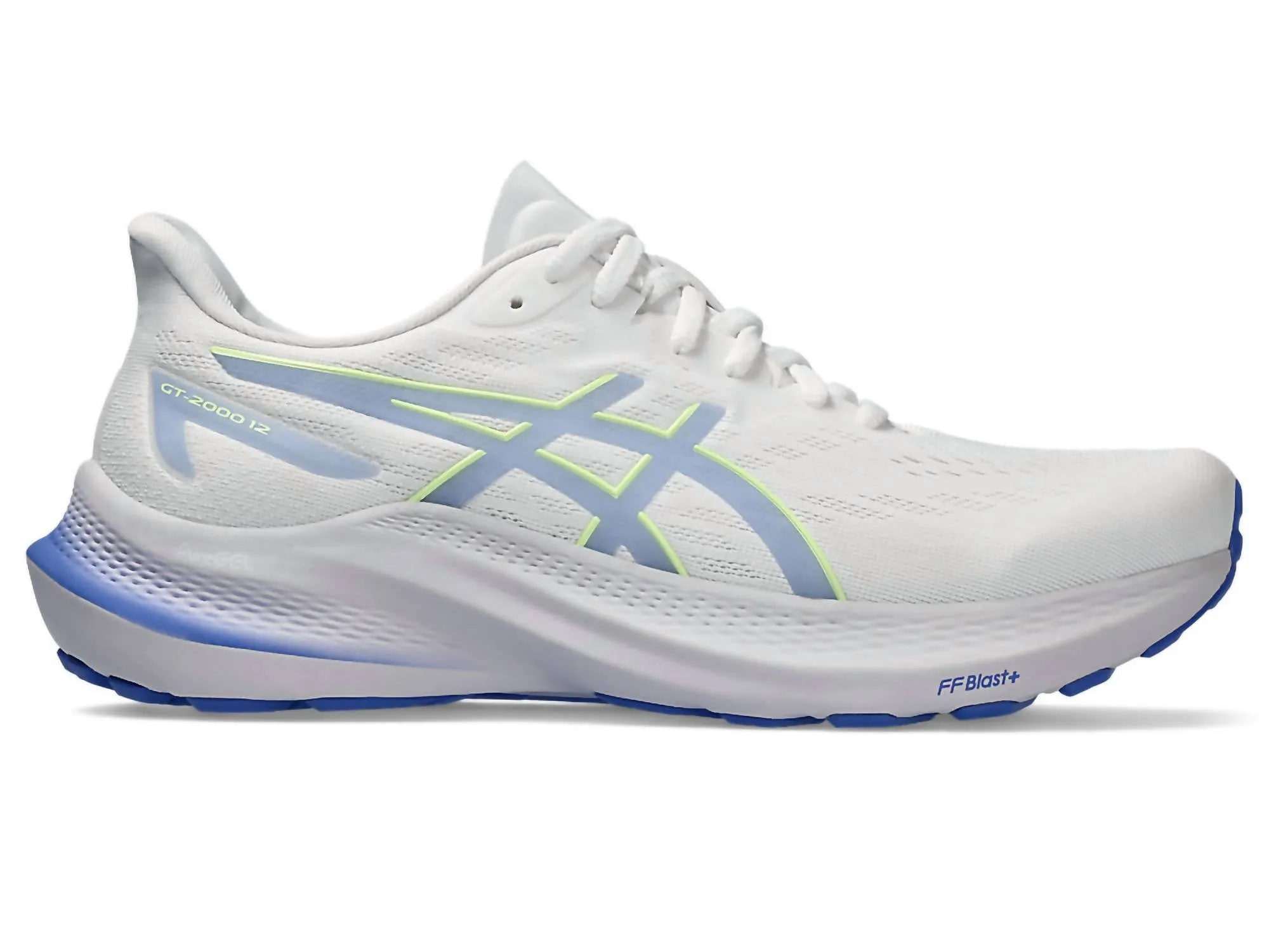 Women Gt-2000 V12 Running Shoes - Wide In White/sapphire